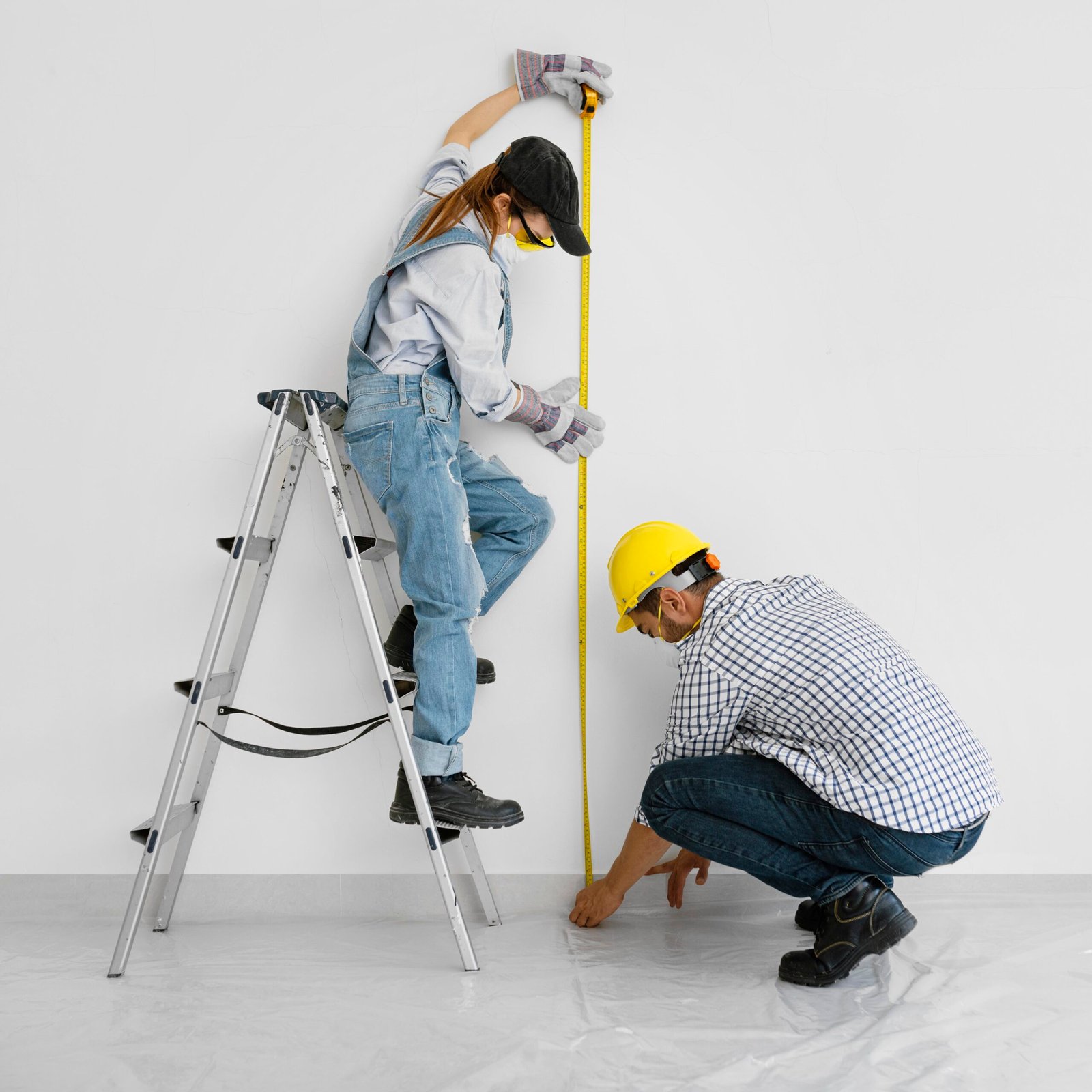 woman-man-with-safety-protection-equipment-painting
